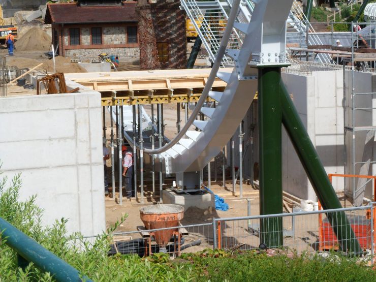 Foto: Fred Tesch, Wing Coaster Bauupdate - 23.08.2013