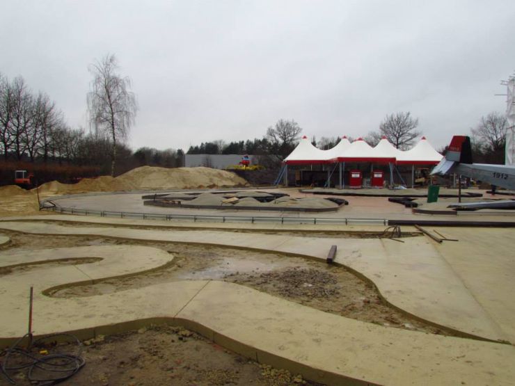 Foto: Heide Park Resort, Wüstenflitzer, Bau-Update 27.02.2015