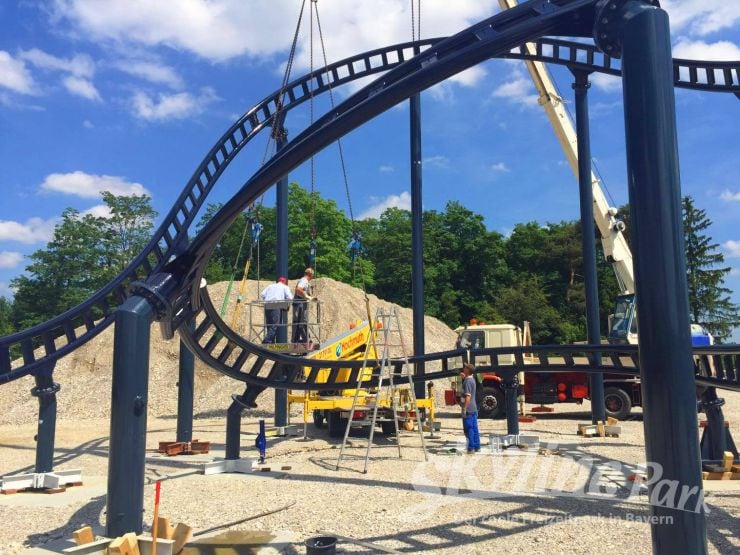 Foto: Skyline Park, Bau-Update Sky Dragster 10.06.2016