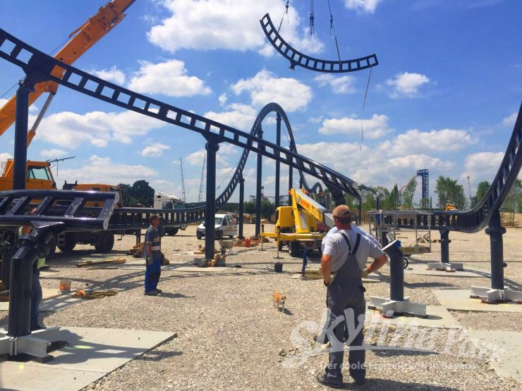 Foto: Skyline Park, Bau-Update Sky Dragster 10.06.2016