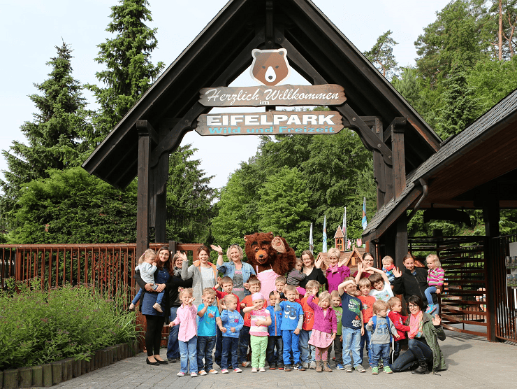 Foto: Eifelpark, Kindergruppe