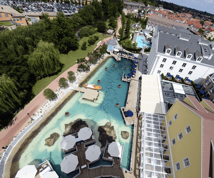 Foto: Europa Park, Bell Rock von oben