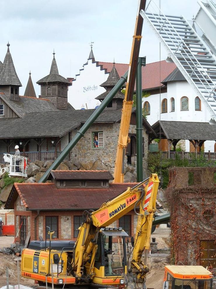 Foto: Fred Tesch, Wing Coaster Bauupdate - 22.08.2013