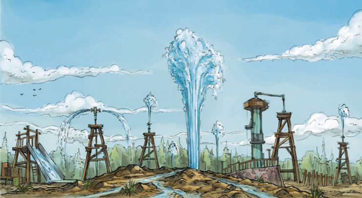Yellowstone Water Company im Jaderpark