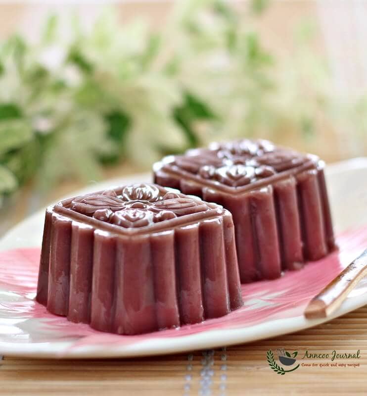 Easy Red Bean Jelly 简易红豆糕 Anncoo Journal
