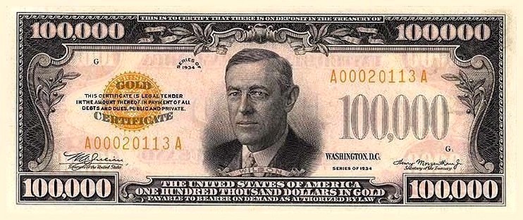 $10,000 Bill $10,000 Bill