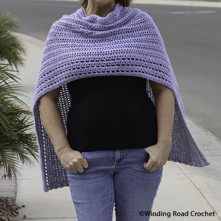 You will love this beginner-friendly crochet poncho that can be styled in so many ways. Free crochet pattern with a video tutorial.