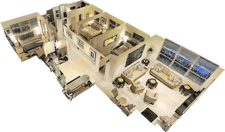 Matterport babaház nézet