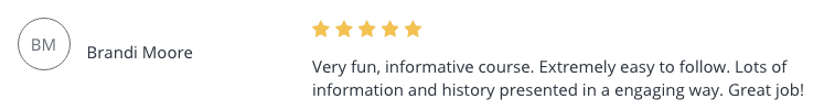 Cocktail Mastery Testimonial 2