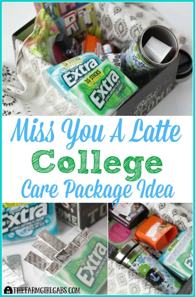 Miss You A Latte College Care Package The Farm Girl Gabs