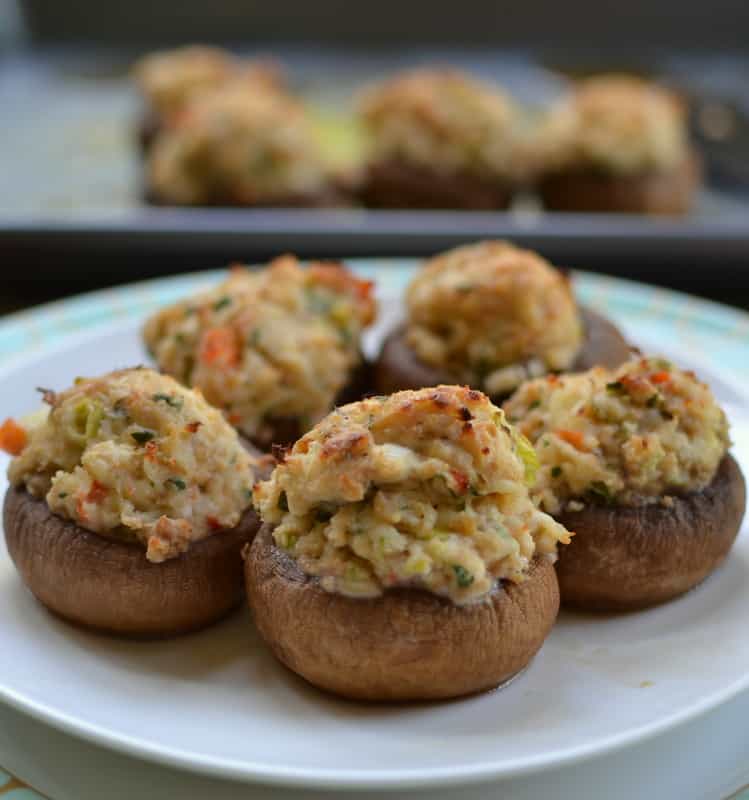 Quick and Creamy Crab Stuffed Mushrooms | Small Town Woman