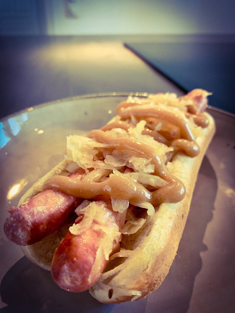 Bratwurst med surkål