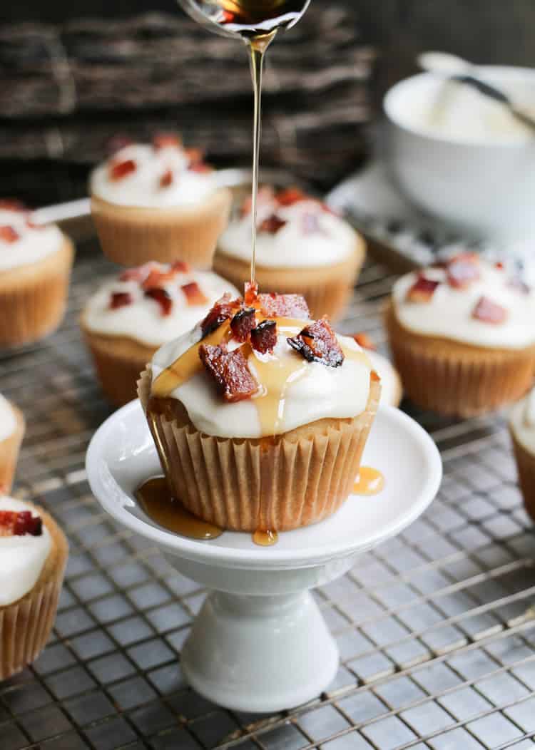 Glazed Bacon Maple Syrup Muffins The Merchant Baker