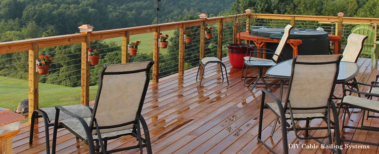 INDUSTRIAL THEMED FRONT PORCH RAILING IDEAS