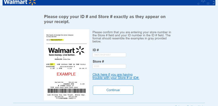 Www Survey Walmart Com Take Survey To Win 1000 Walmart