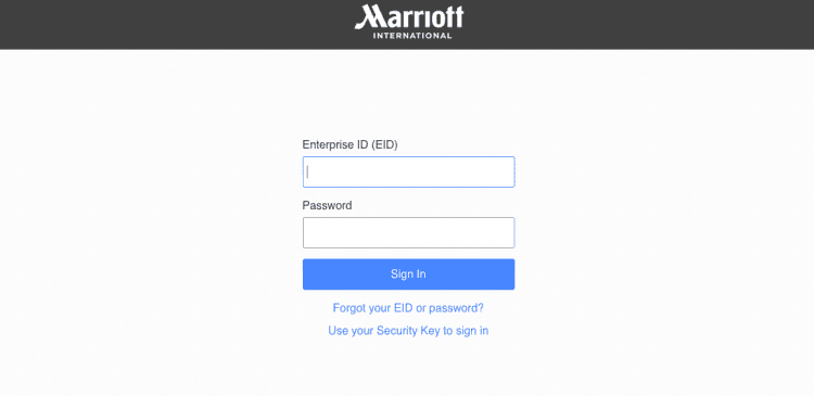 Marriott Extranet Login