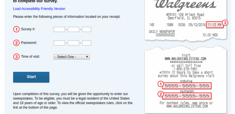 Walgreens Customer Satisfaction Survey