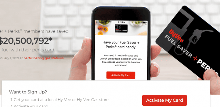 hy vee card logo