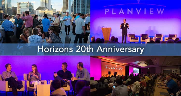 Celebrating 20 years of the Planview Customer Conference Celebrating 20 years of the Planview Customer Conference