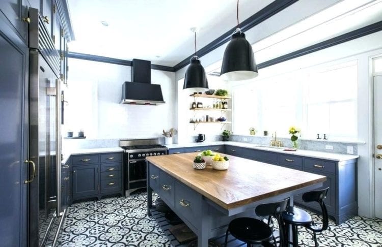 blue kitchen design blue color kitchen