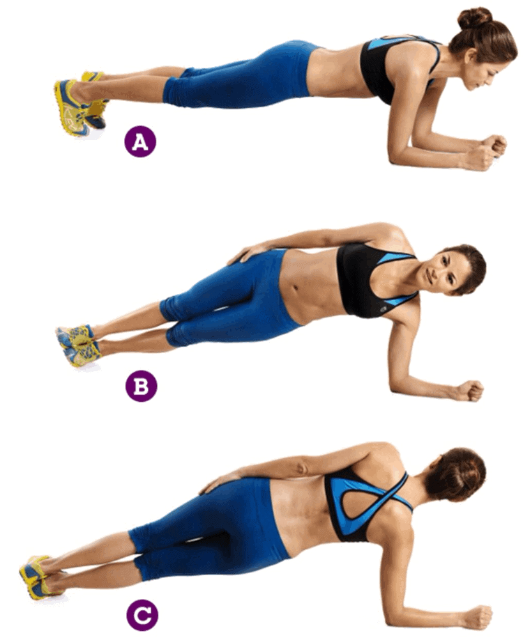 Tips 8 Effective Exercises to Reduce Hanging Belly Fat - Rolling Plank Exercise