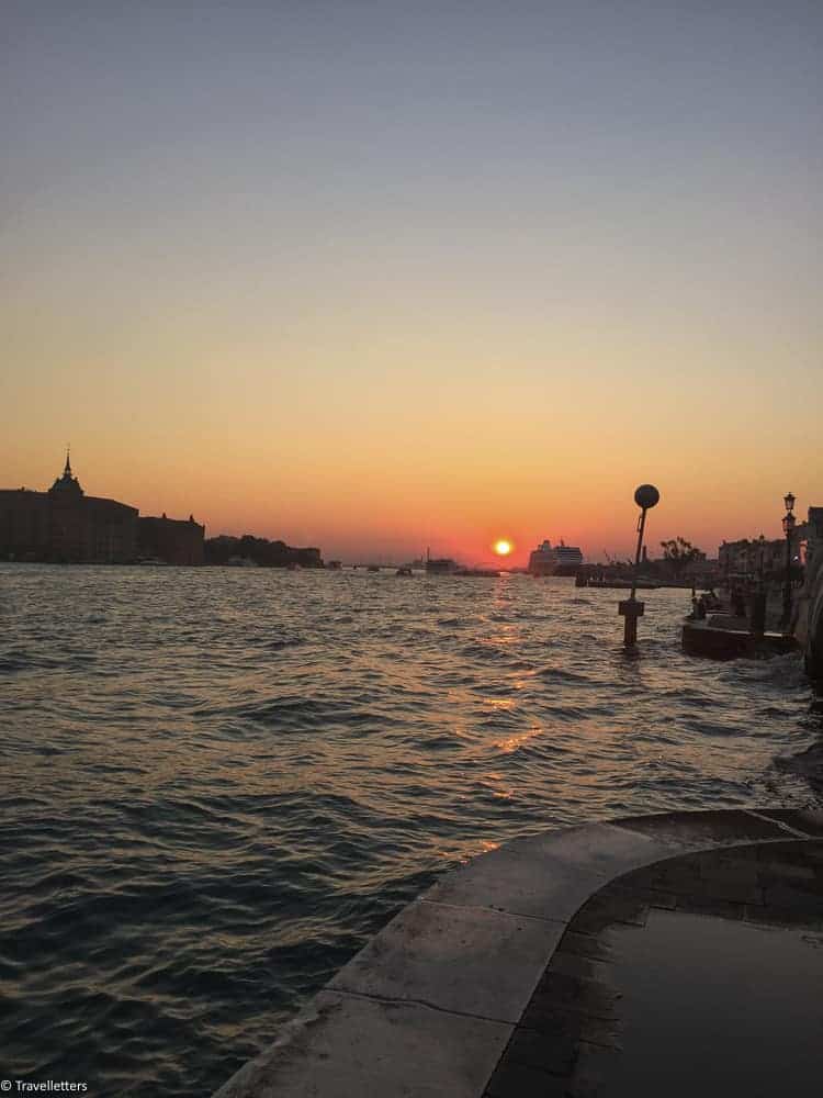 Sunset in Venice Italy Best time to visit Venice, 3 days Venice itinerary, free things to do in Venice, St. Mark's Bell Tower, St. Mark's Square