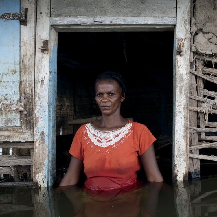 Haiti - Climate Change - Portrait of a hurricane victim