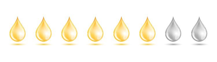 6 gouttes d'huile de barbe