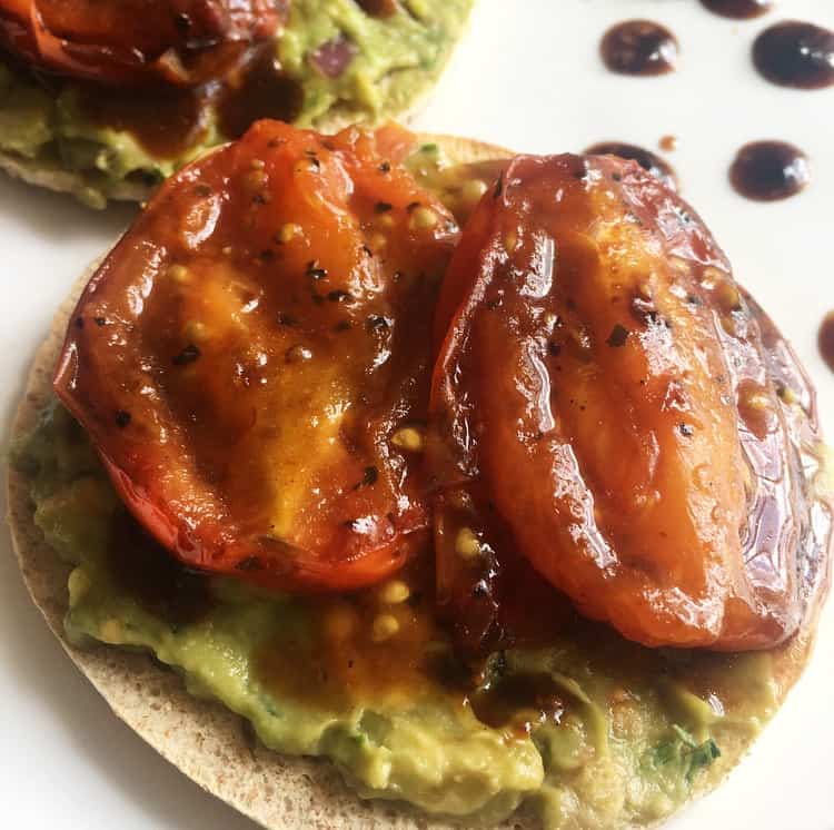 balsamic glazed tomatoes