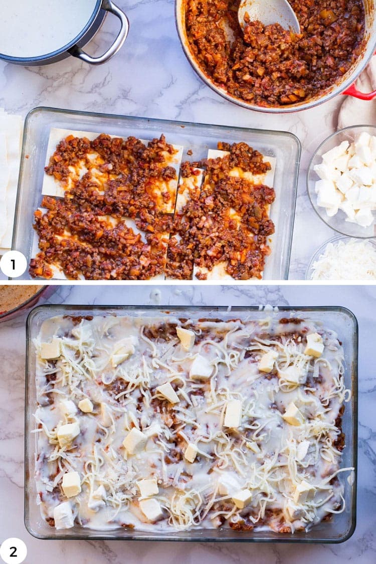 Easy Homemade Lasagna With Bechamel Sauce Ginger With Spice