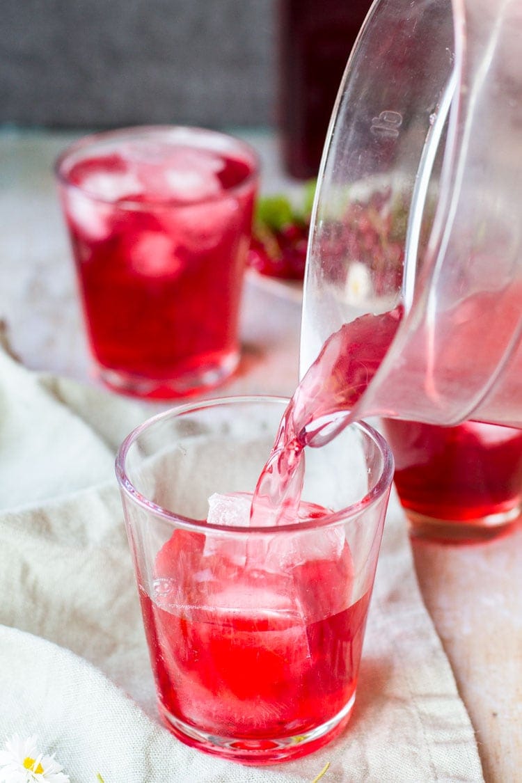 How To Make Berry Cordial Also Saft Squash Syrup Ginger With