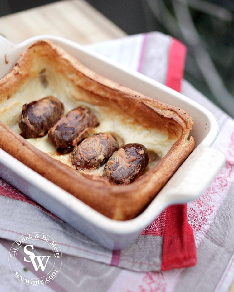 Autumn favourites of golden brown pastry and batter with mini sausages.