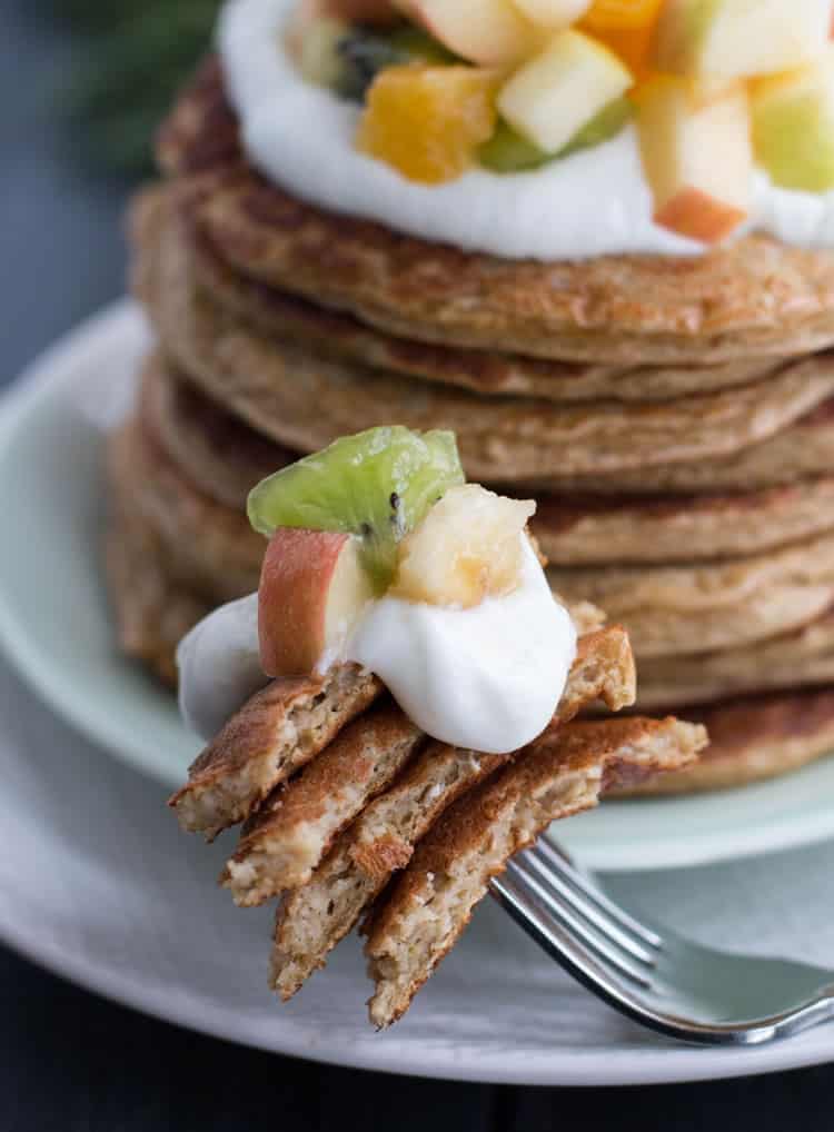 Oatmeal Cottage Cheese Protein Pancakes The Merchant Baker