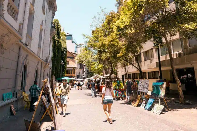 Barrio Lastarria chile santiago