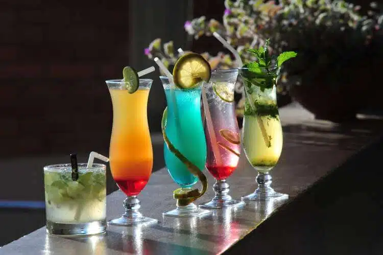 Cocteles nightlife Banos Ecuador