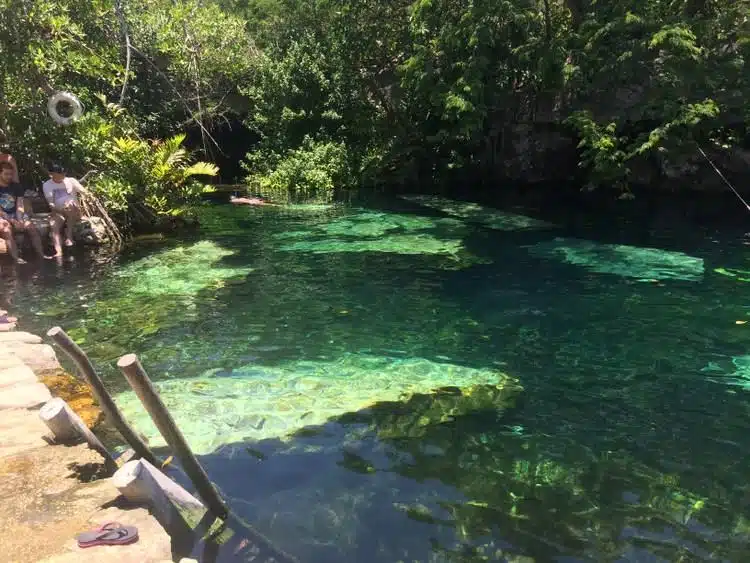 cenote near tulum ruins