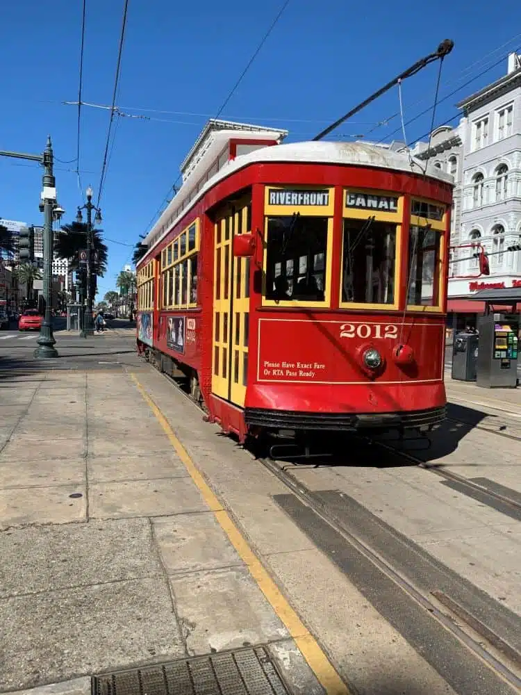 Ride the Streetcars in New Orleans