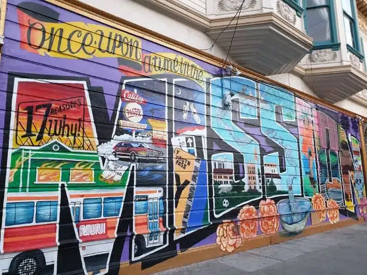 The Mission District in San Francisco