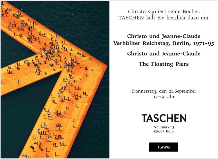 Einladung TASCHEN Store Köln
