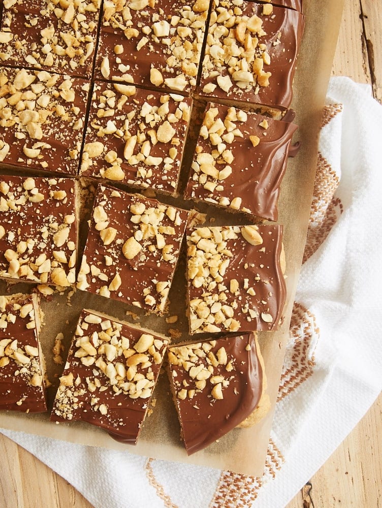 Chocolate Peanut Butter Shortbread