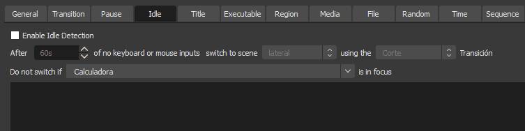 Advanced Scene Switcher idle detection