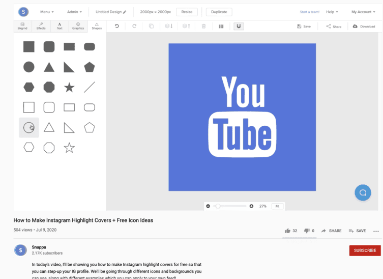 design video tutorial ideas
