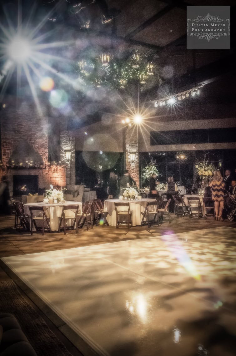 Barton Creek Resort Wedding wedding reception lighting