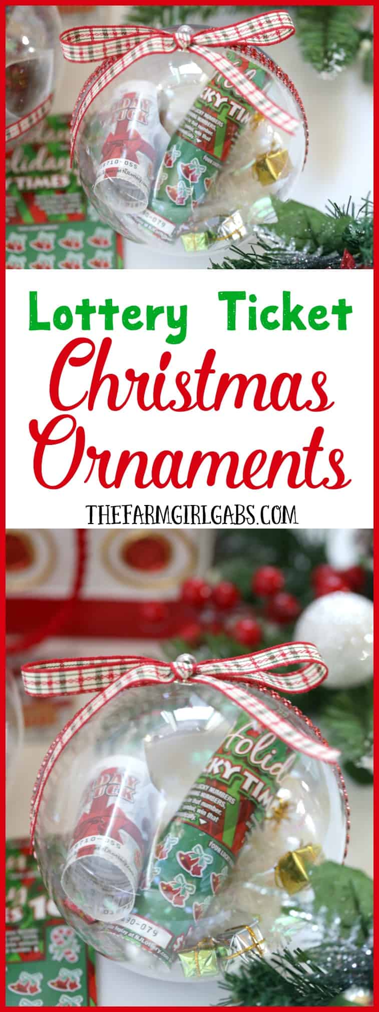 Lottery Ticket Christmas Ornaments The Farm Girl Gabs Creative diy valentines day gifts. lottery ticket christmas ornaments