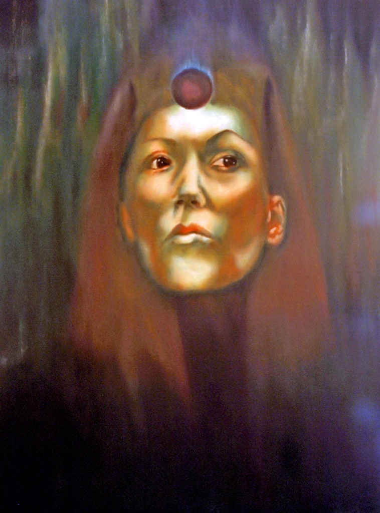 Dark Sister of the Black Sun Cult. Featured as Queen of Earth in Tarot of the Morning Star