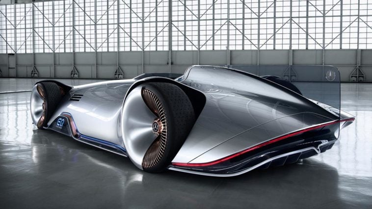 Mercedes-Benz Vision EQ Silver Arrows rear