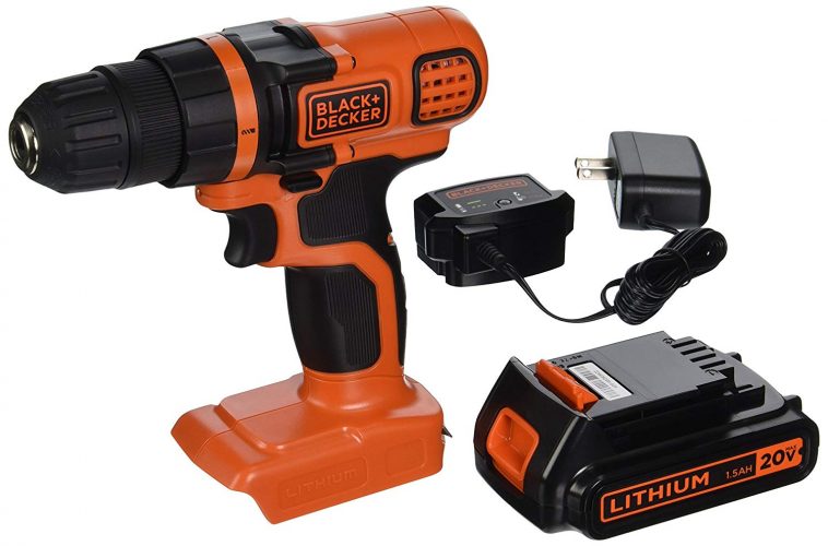 BLACKDECKER LDX120C 20V MAX Lithium Ion Drill BLACK+DECKER LDX120C 20V MAX Lithium-Ion Drill