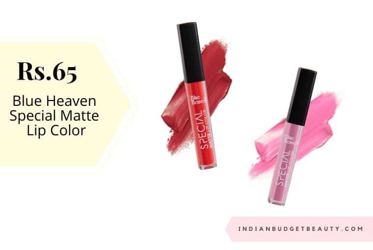 lipsticks under 100 Blue Heaven Special Matte Lip Color liquid lipsticks under 100