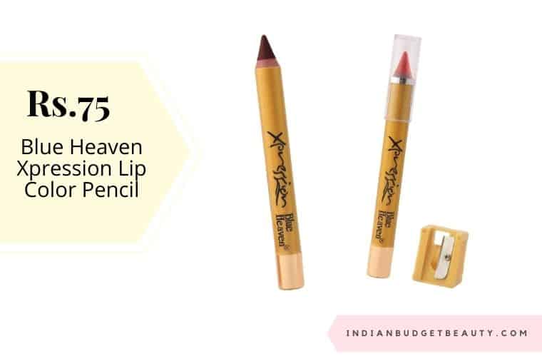 lipsticks under 100 Blue Heaven Xpression Lip Color Pencil lipstick under 100