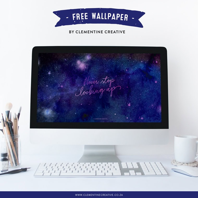 Never Stop Looking Up Wallpaper Starry Sky Background For Your Devices Never Stop Looking Up Wallpaper Starry Sky Background For Your Devices